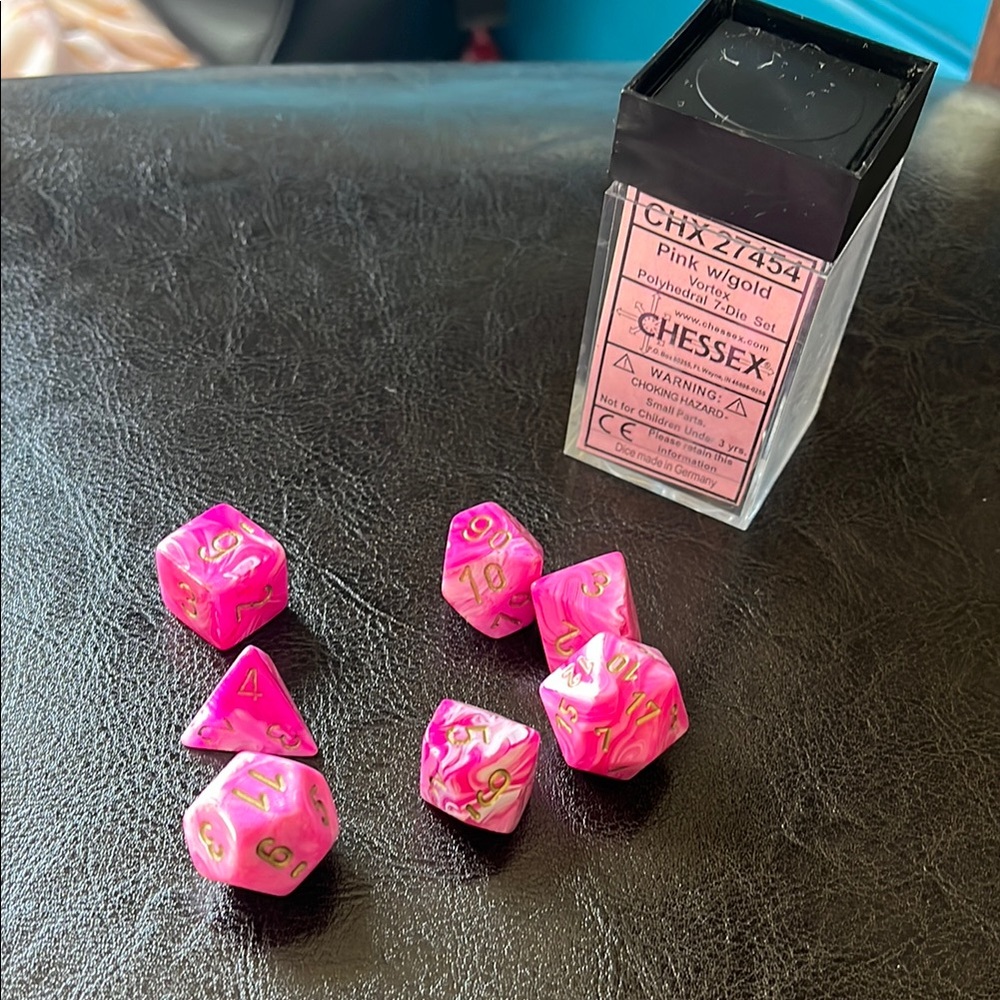 RPG 7 piece Dice Set